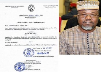 Togo: Ably Bidamon nommé par M Gnassingbé