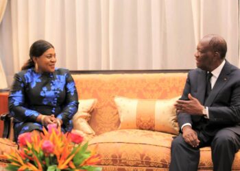 Yawa Dzigbodi TSEGAN reçue en audience par Alassane Ouattara