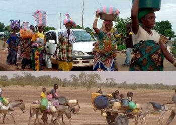 Après l&rsquo;attaque terroriste dans les Savanes: Le Départ massif des populations se poursuit (Photos)