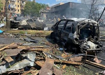 Jeudi noir pour les Ukrainiens: Une frappe russe ravage tout sur son passage (Photo)