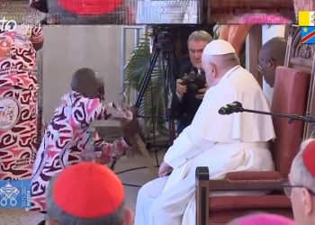 En direct, le Pape François écoute les témoignages des Victimes de l&rsquo;Est de la RDC
