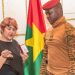 Le Capitaine Ibrahim TRAORE décoré de la médaille des BRICS