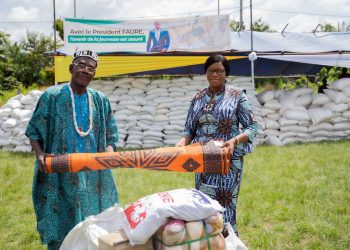 Lacs 2, Bas-Mono 1 et Bas-Mono 2: Des sinistrés bénéficient de l&rsquo;assistance de M Faure Gnassingbé