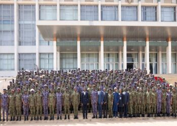Togo: Les FAT rendent un hommage à Faure Gnassingbé (Photo)