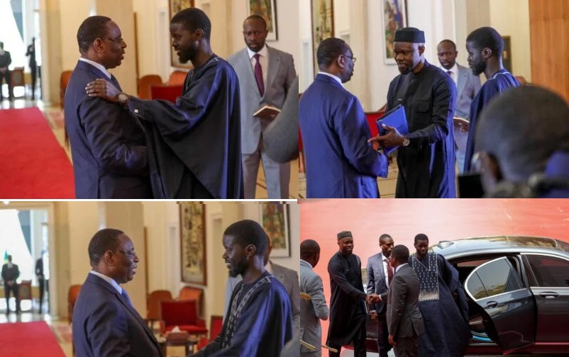Présidence du Sénégal: Diomaye Faye avec M Sonko chez Macky Sall, le lieu de passation dévoilé (Photos)