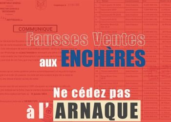 Alerte: Le faux OTR inexistant, annonce une vente aux enchères de véhicules